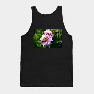 Large White Daisy Flower Tank Top